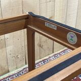 English teak folding nesting table from the 70s