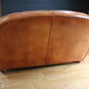 Classic club sofa leather swarthy