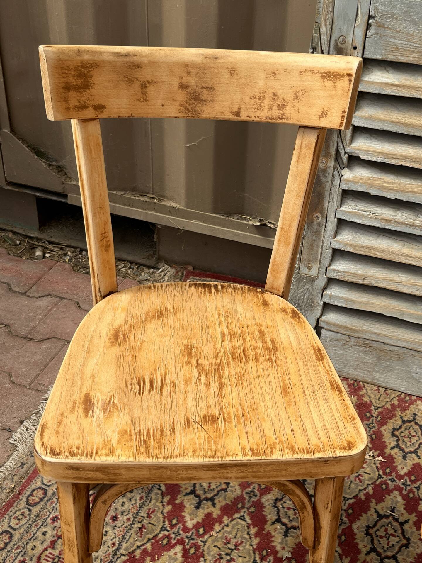 Pair of bistro chairs