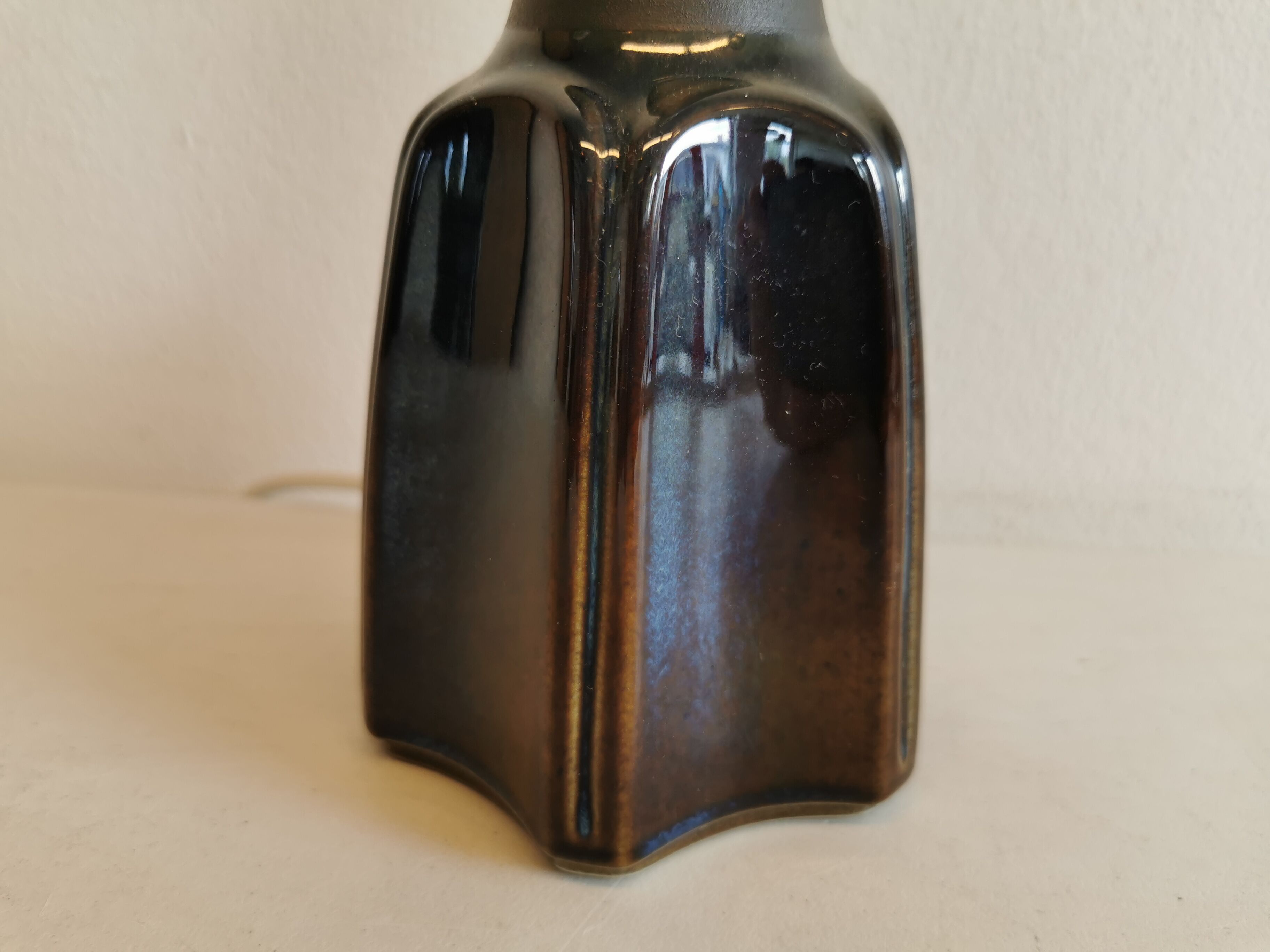 Ceramic table lamp from Danish Søholm, estimated 1960-1980.