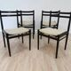 Set of 4 Stol Kamnik Dining Chair: Vintage Scandinavian Beech Wood, Yugosla