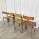 Chaises de salle à manger industrielles vintage - Stol Kamnik années 1970 - Lot de 4 - Mix & Mat