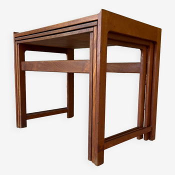 Danish java teak nesting tables 1960