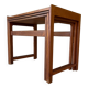 Danish nesting tables in Java teak from 1960.