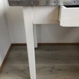 1950 wooden and zinc kitchen table