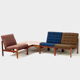 Canapé 3 places France and Son par Ole Gjerløv Knudsen & Torben Lind années 1960