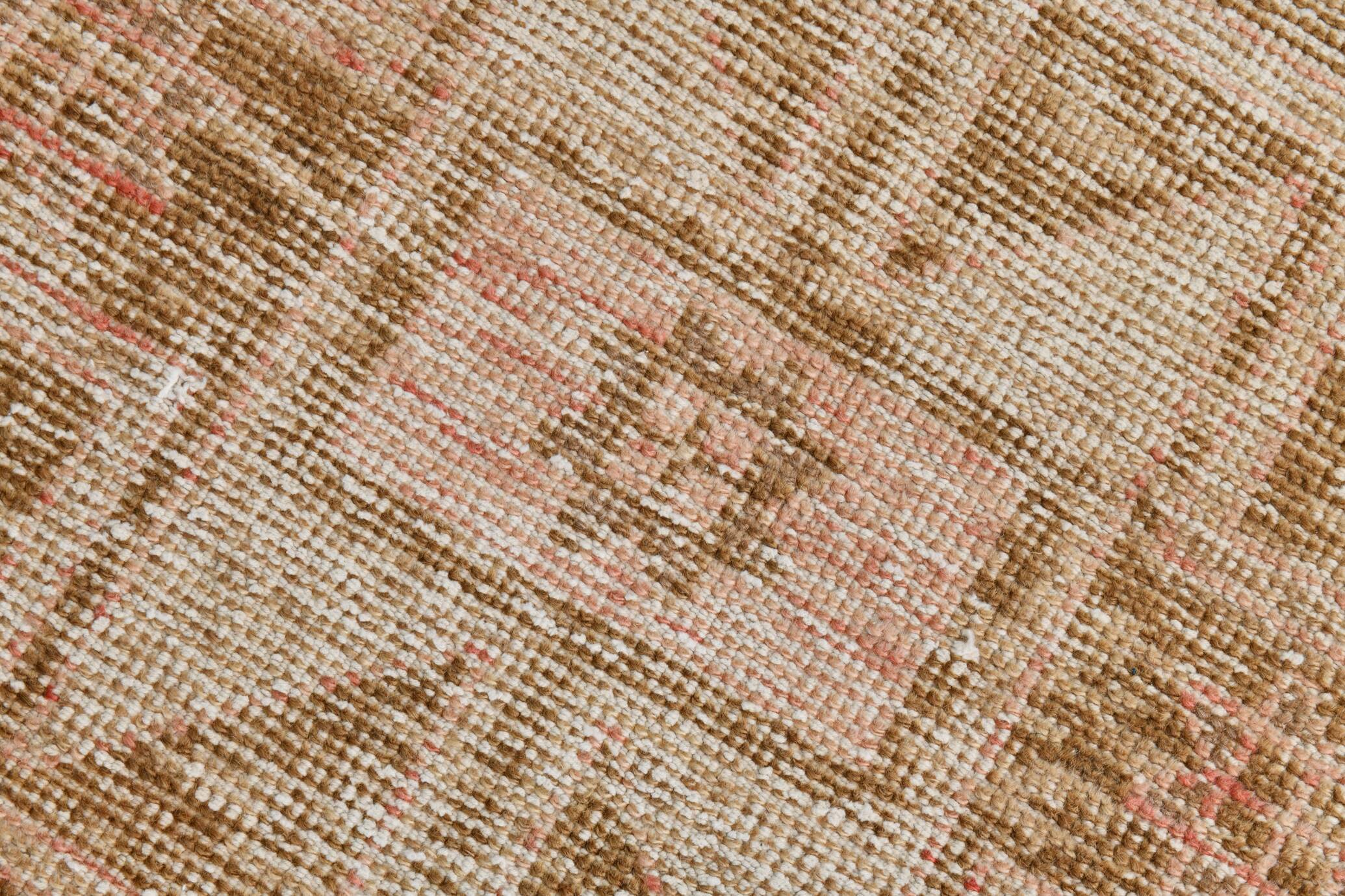 Mid Century Turkish Vintage Runner Rug, 86x325Cm