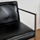 Paire de fauteuils square, simili cuir – 1970