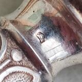 Sterling silver and ivorine salad servers