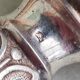 Sterling silver and ivorine salad servers