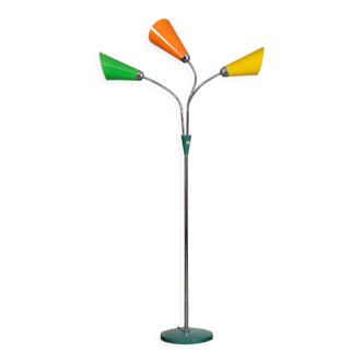 Lampadaire vintage en métal édité par Lidokov, vers 1960