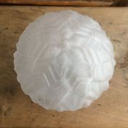 Plafonnier art déco verre givré