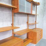 Mid-Century Modular Teak Wall Unit by John Texmon for Blindheim Mobelfabrik, Norway,  1960s