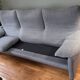Maralunga 3-seater sofa Cassina (Vico Magistretti) grey wool fabric