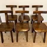 set of 6 Aranjou chairs 1970/80