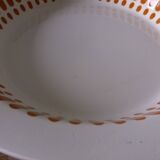 Hollow vegetable dish salad bowl 70s space age
