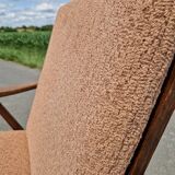 Old Scandinavian boomerang armchair