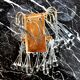 Applique drops by Venini, murano glass, italy, 1960