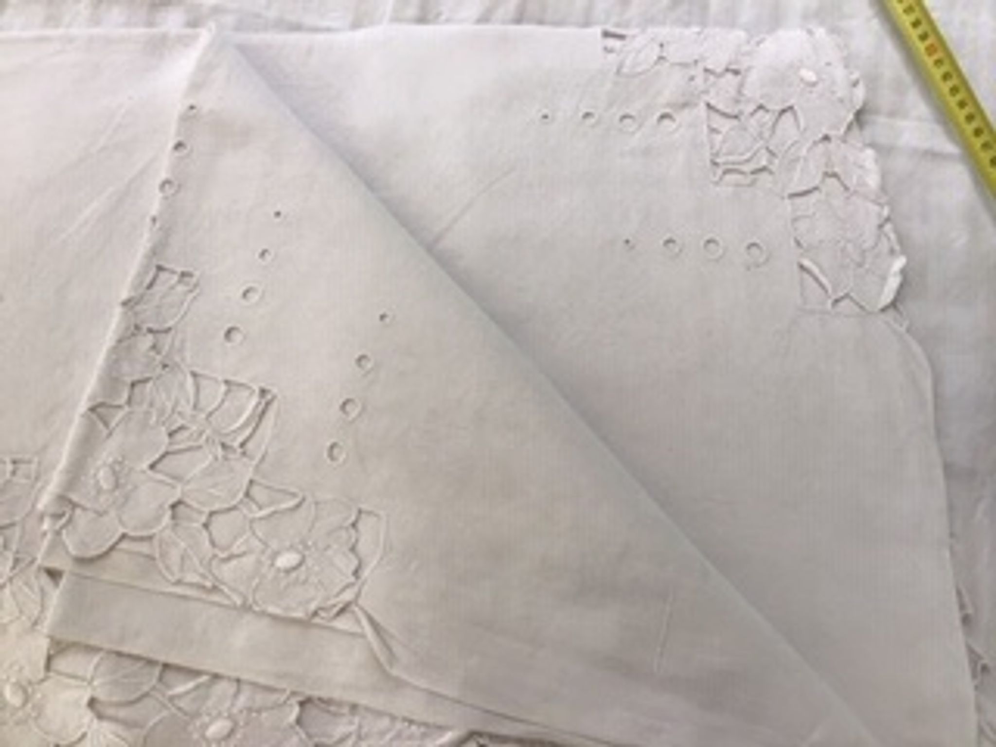 Drap Richelieu 2 personnes pur coton