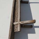 Former carved wood bench Orient/Asia