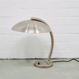 Vintage silver metal bauhaus desk lamp