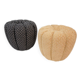 Set of poufs by Jindřich Halabala for Up Zavody, 1940s