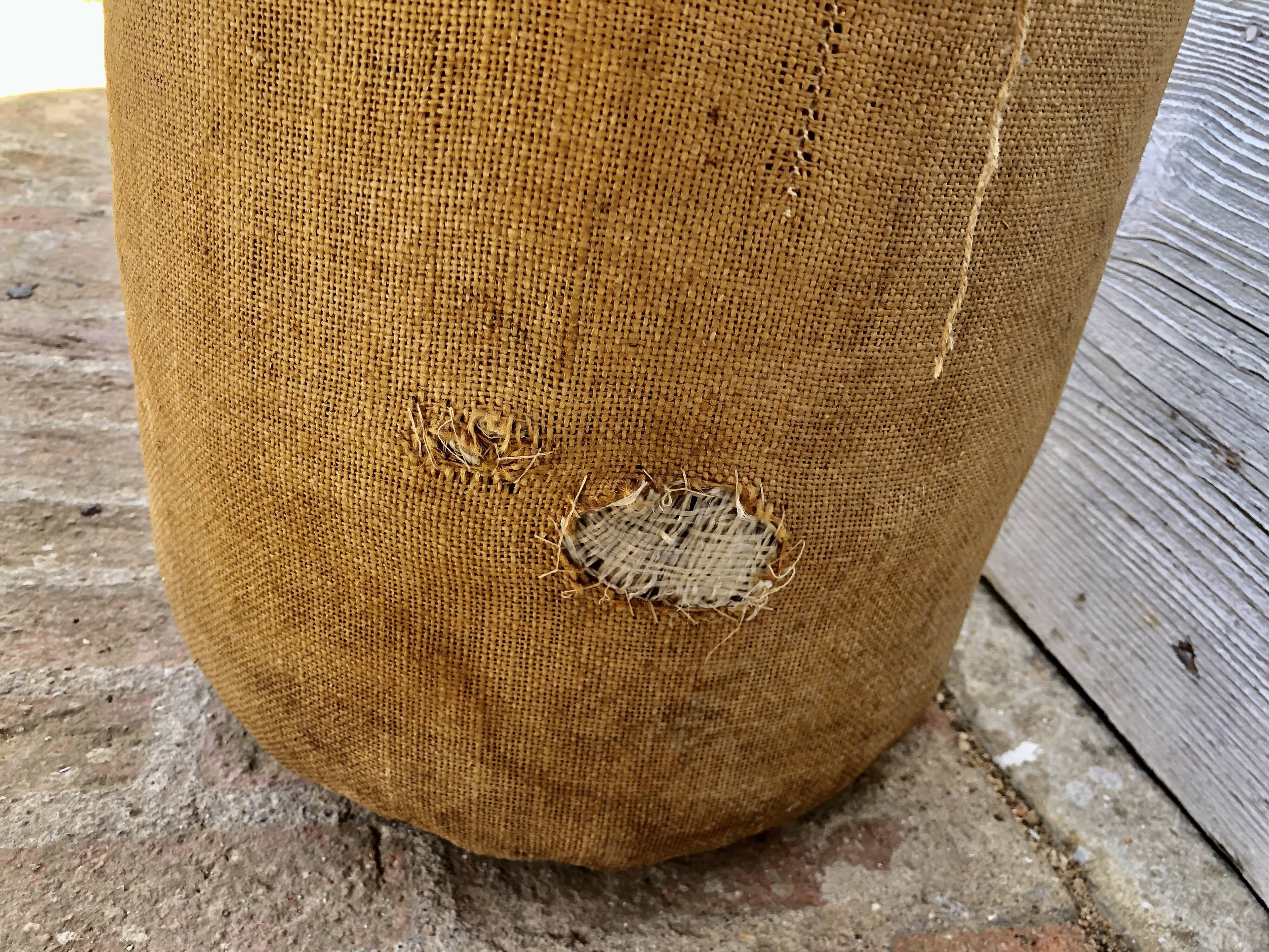 Demijohn burlap 1900
