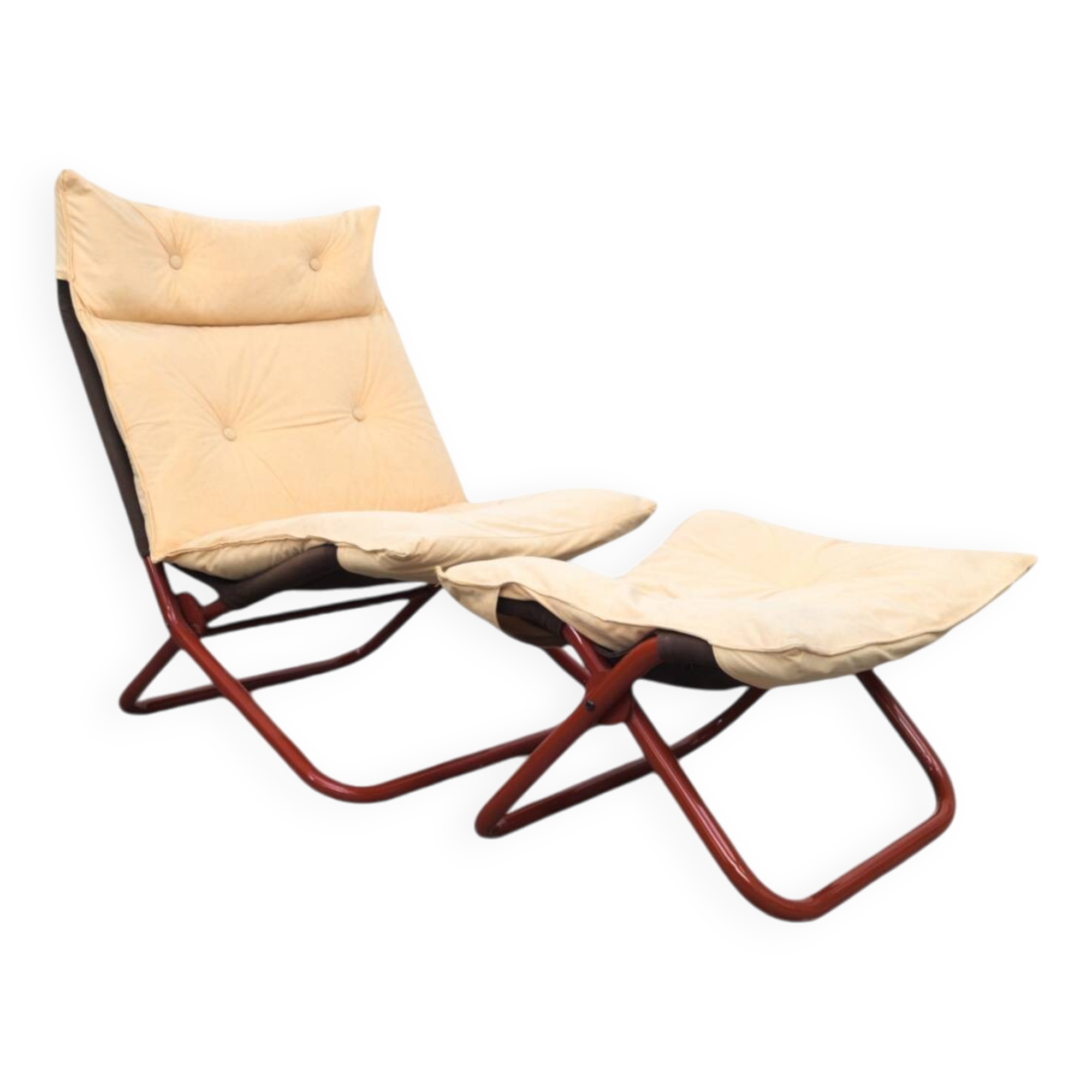 Chaise longue pliante « Open » de Jan Dranger et Johan Huldt pour Innovator, années 1970