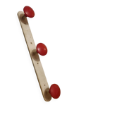 Coat rack with 3 hooks, 1970s