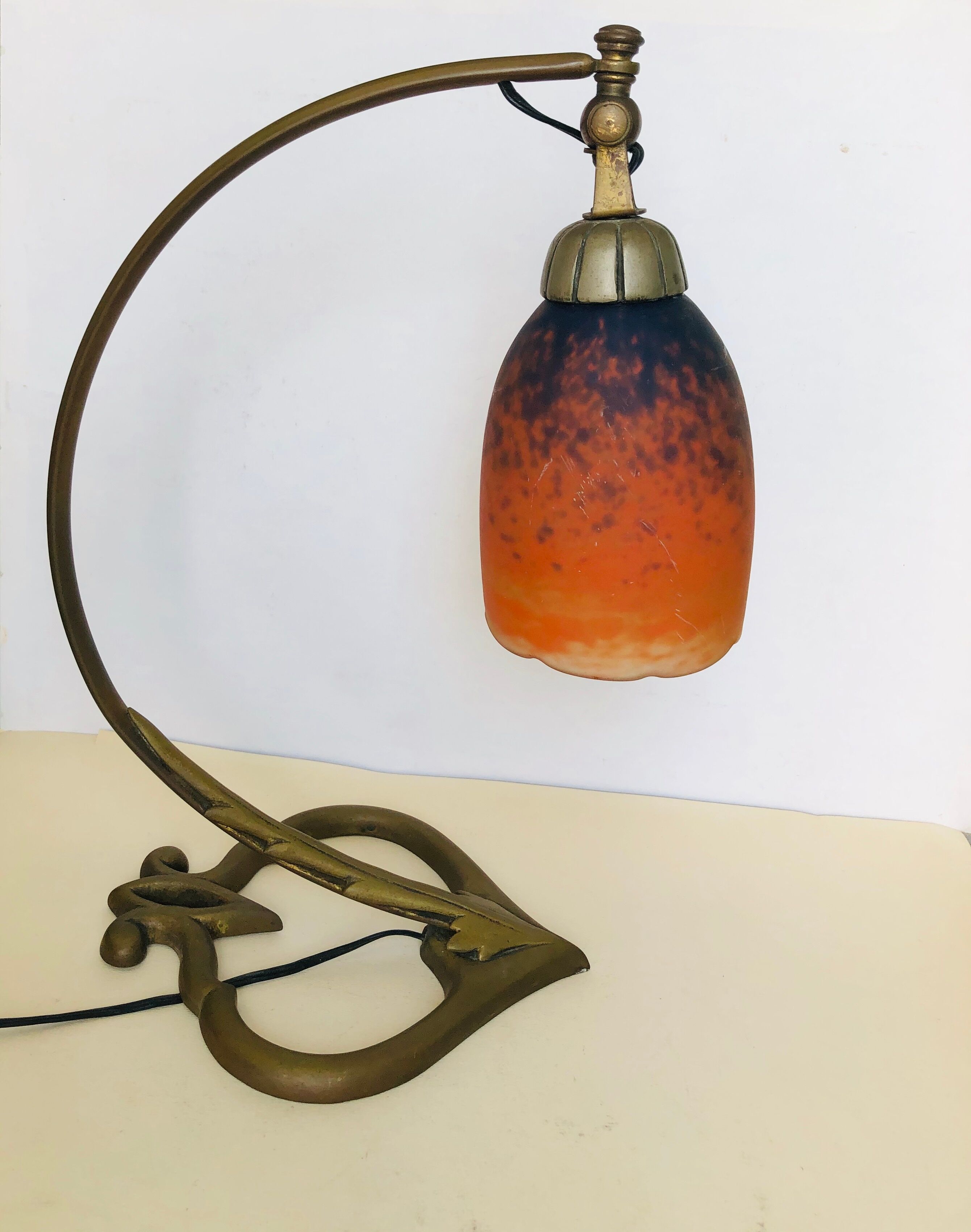 Art nouveau office lamp