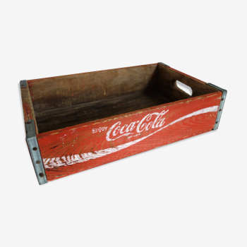 Caisse en bois Coca-Cola vintage