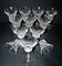 Villeroy Boch set of 12 cut crystal wine glasses – model Royal VB H14.5cm