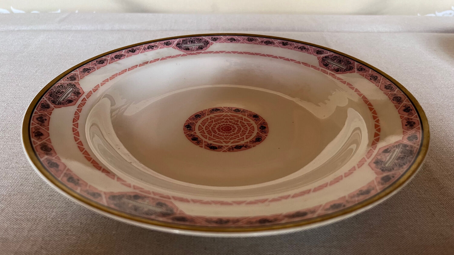 Pair of old Haviland porcelain plates