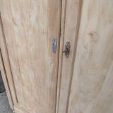 Art deco cabinet in natural wood