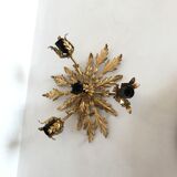 Golden sconce