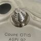 Service bell, silver metal