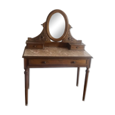 Antique dresser with pink marble.