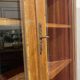 English two-piece mahogany bookcase from the 1950s
