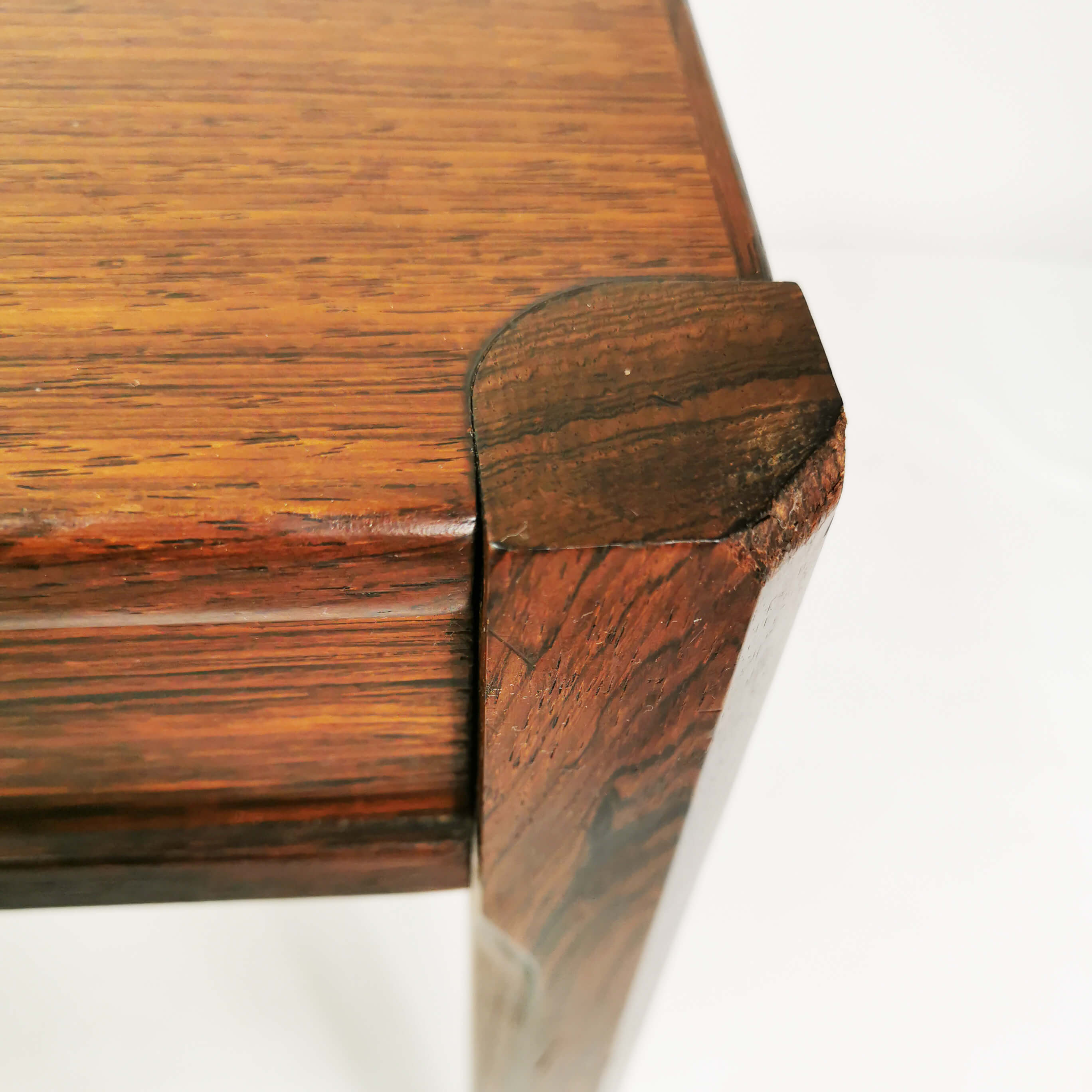 Square rosewood coffee table, Denmark, 1960s