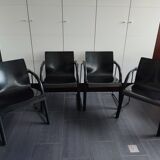 Thonet S320 black chairs