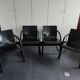Thonet S320 black chairs