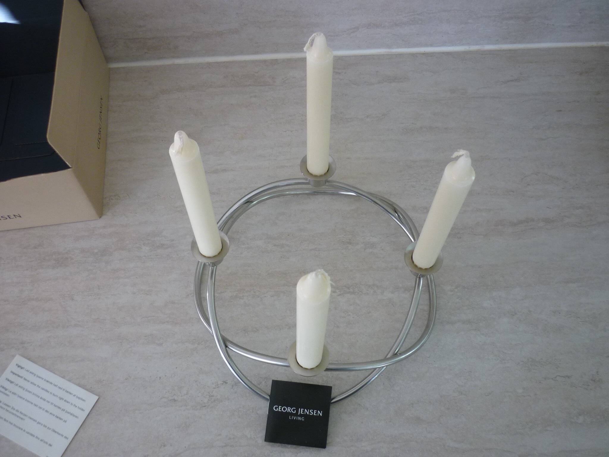 Season Living Candlestick by Georg Jensen