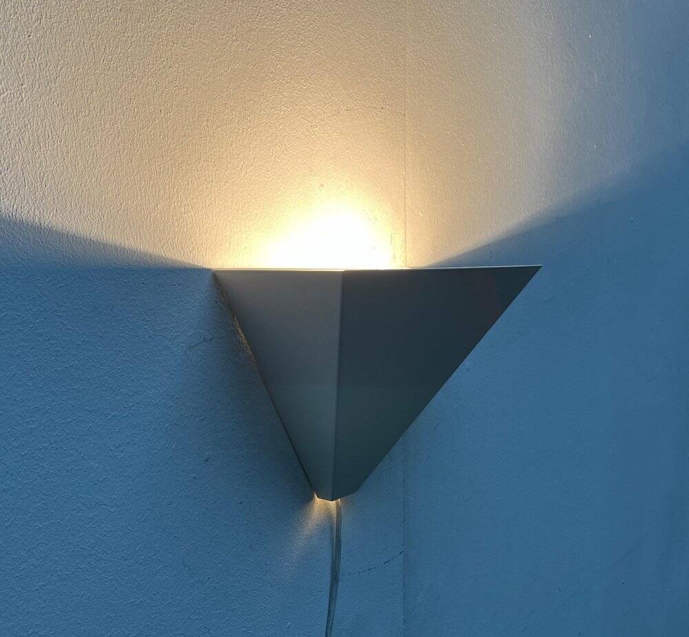 Postmodern minimalist wall lamps Type V607 from Ikea, 1980s, set of 4.