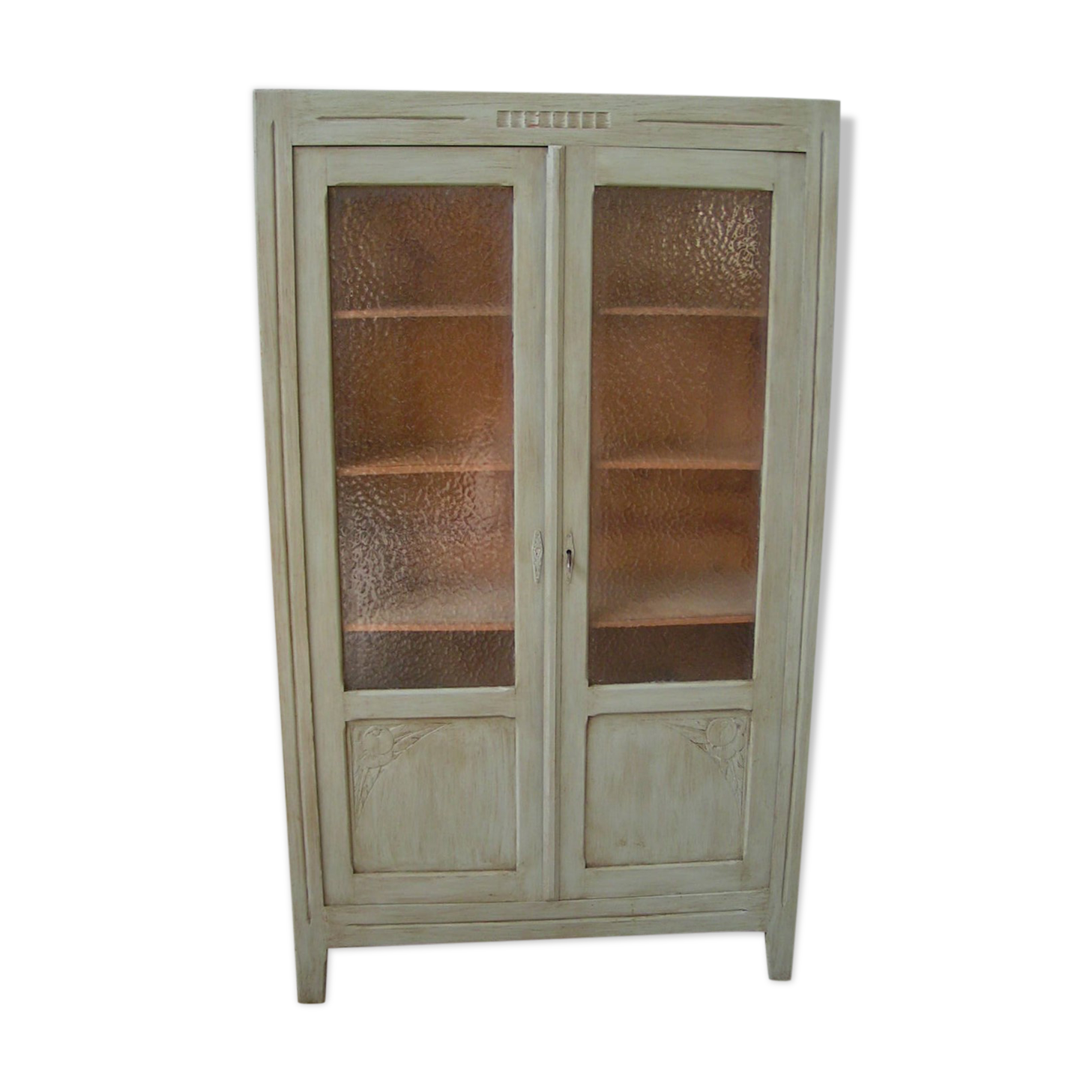 Glazed bookcase cabinet