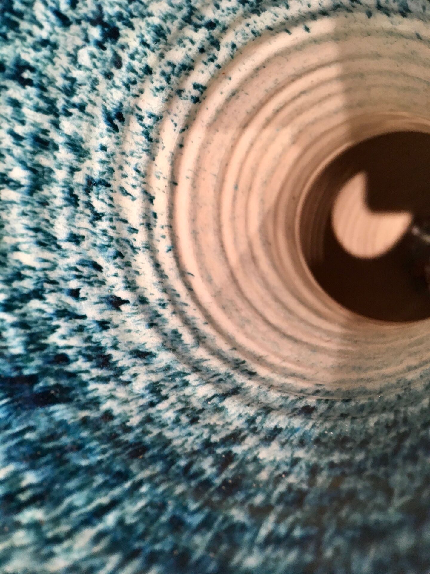 Signed Accolay ceramic vase, France 1950