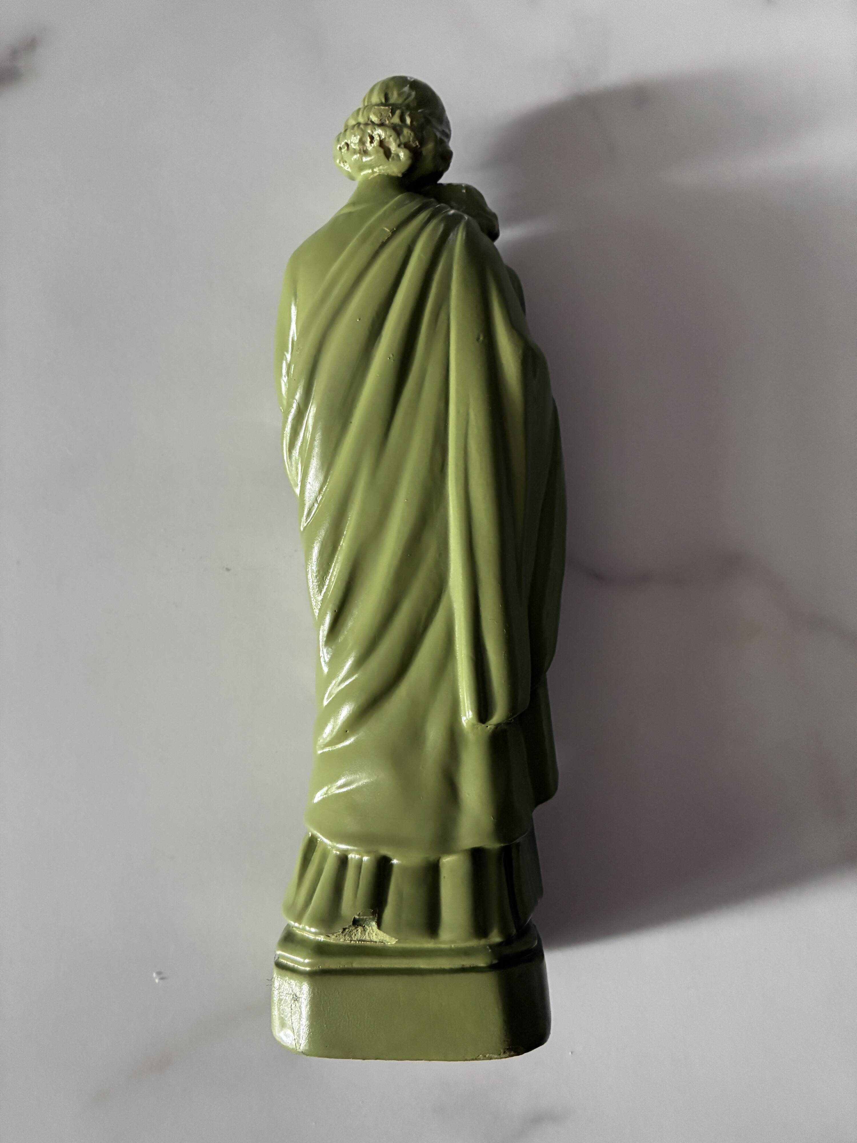 Statuette St Joseph et l'enfant Jésus décalée