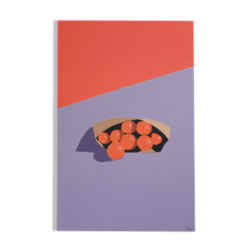 Contemporary painting on canvas - Oranges