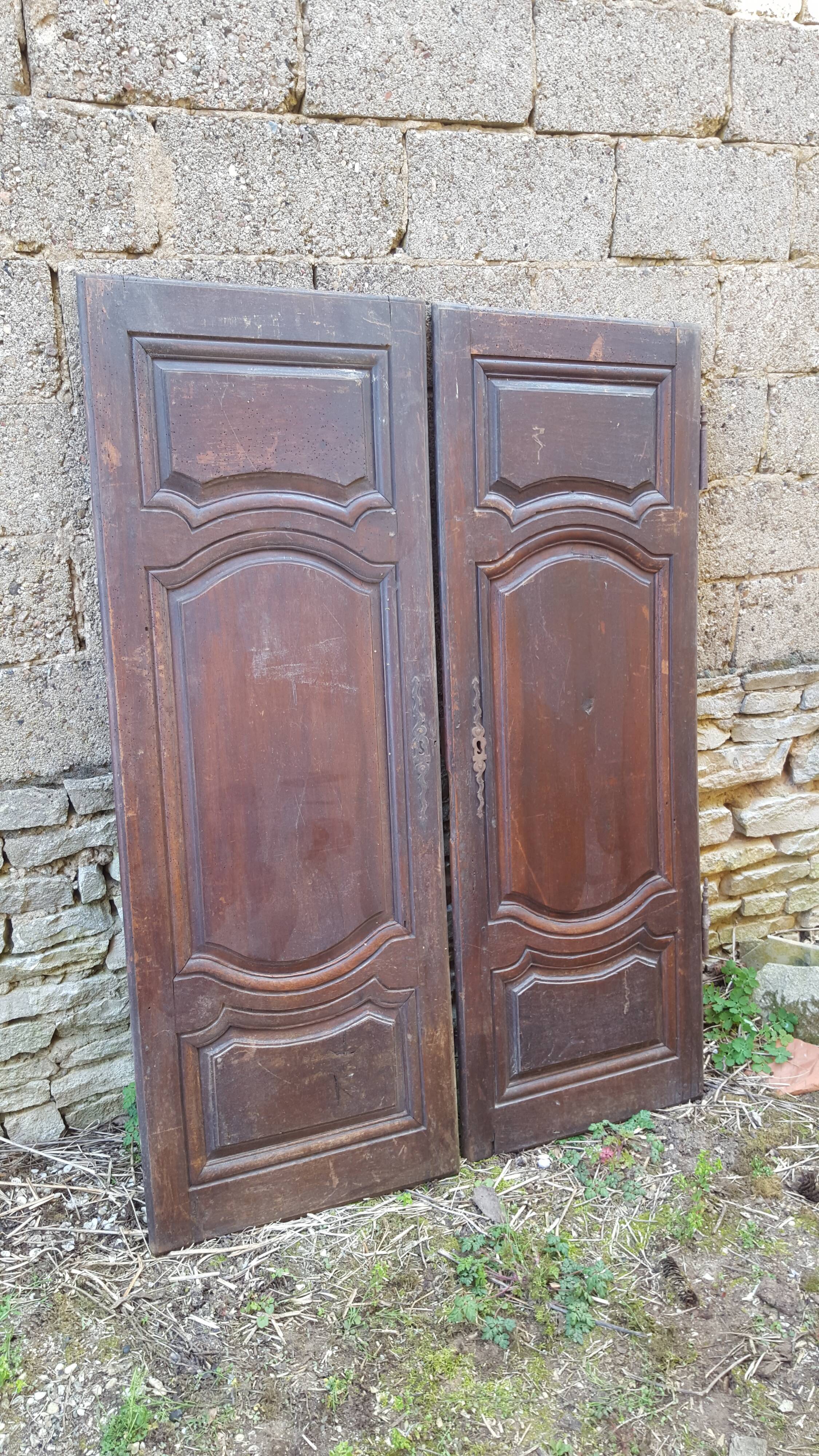 Pair of 18th/19th century old doors