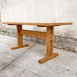 Pine table by Charlotte Perriand for Les Arc, 1960s