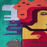 Vintage mexican decorative tapestry